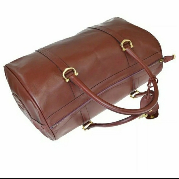 AUTHENTIC  MUST DE CARTIER LOGOS TRAVEL HAND BAG - Picture 6 of 10